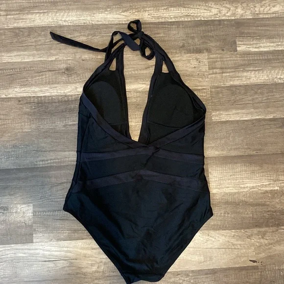 Ted Baker London Ralinda Triangle Cut Out Swimsuit Size 4 Women - Picture 3 of 5